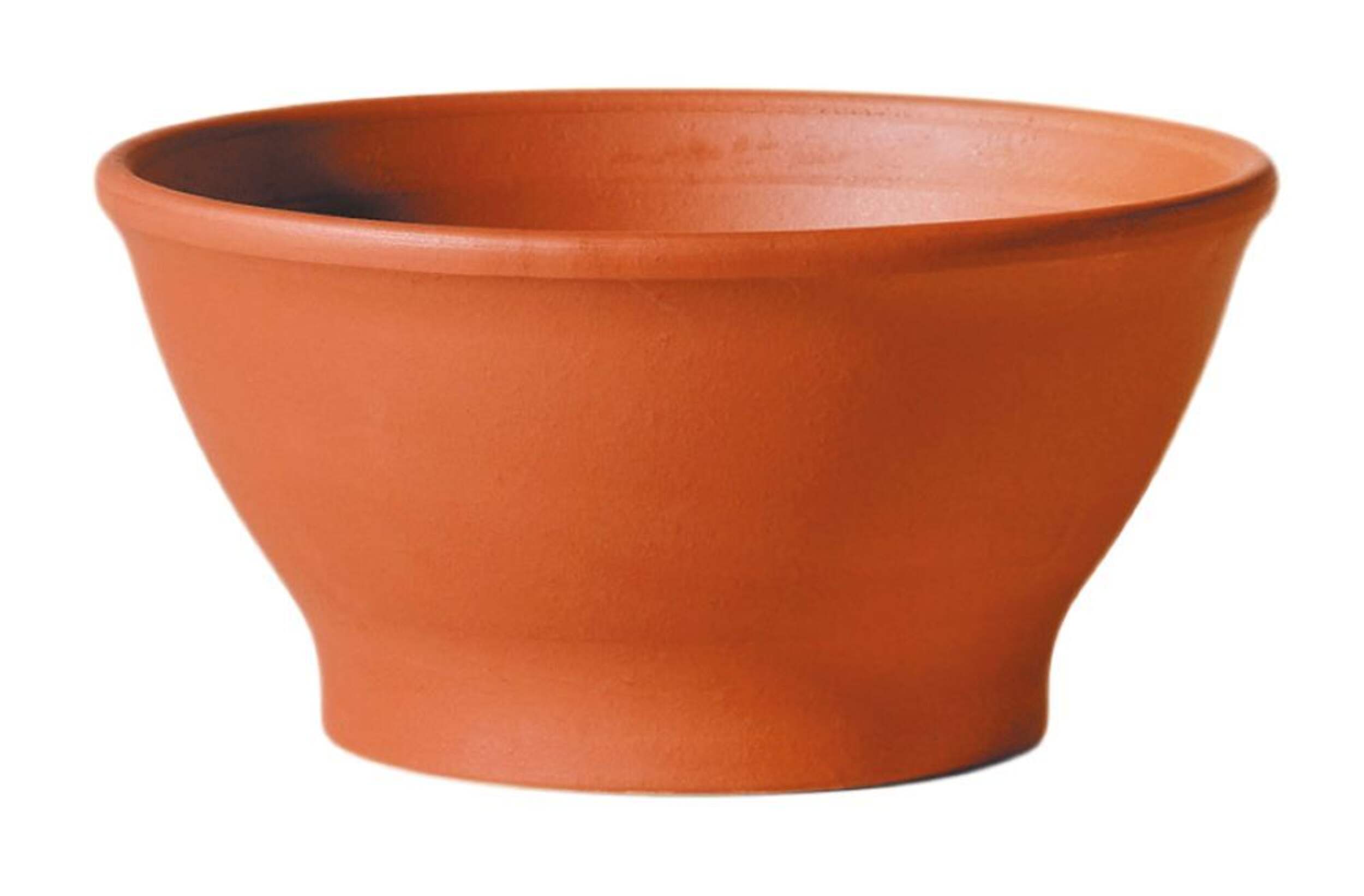 Clay Terra Cotta Planter Bowl, 12.25-in, Red Front_Elevated