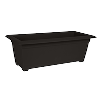 Bloem Dayton Series Rectangular Planter, 27-in, Assorted Colours