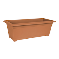 Bloem Dayton Series Rectangular Planter, 27-in, Assorted Colours Front_Angled_Right