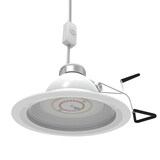 Lampe de culture à DEL à pince Feit Electric, 32&nbsp;W, 8&nbsp;po, blanc Bottom_Plunge