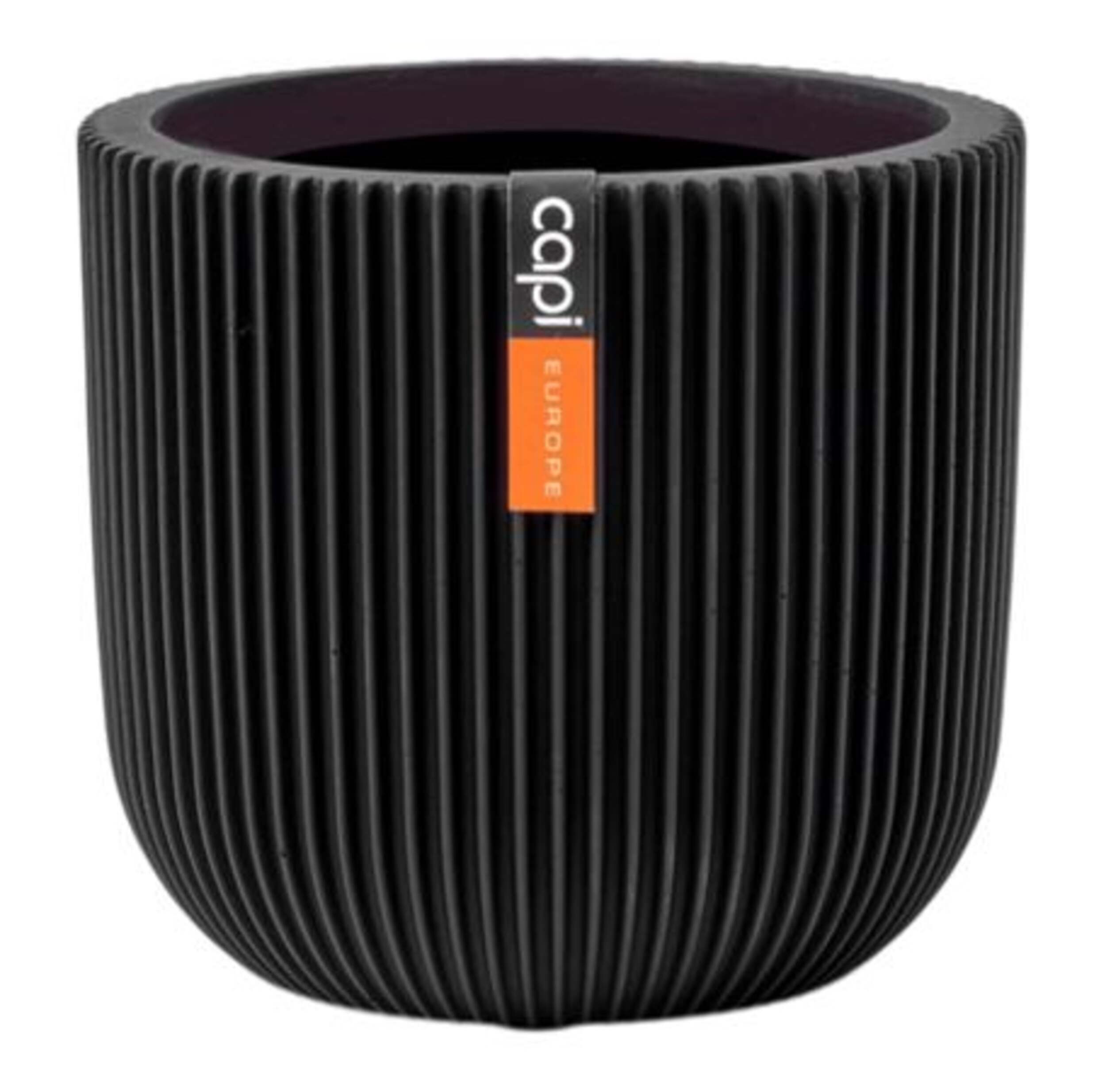 6" CAPI RIBBED BLK