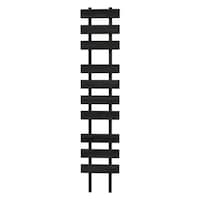 Panacea Contemporary Ladder Wood Pot Treillis, UV Resistant, 47-in, Black
