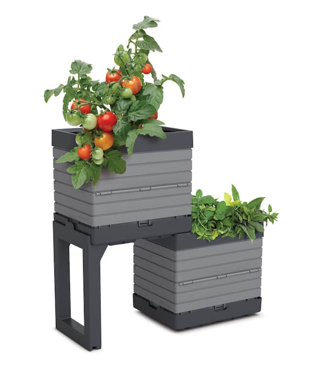 Botanica Garant Modular Patio Balcony Garden Single, 13-in, Grey ...