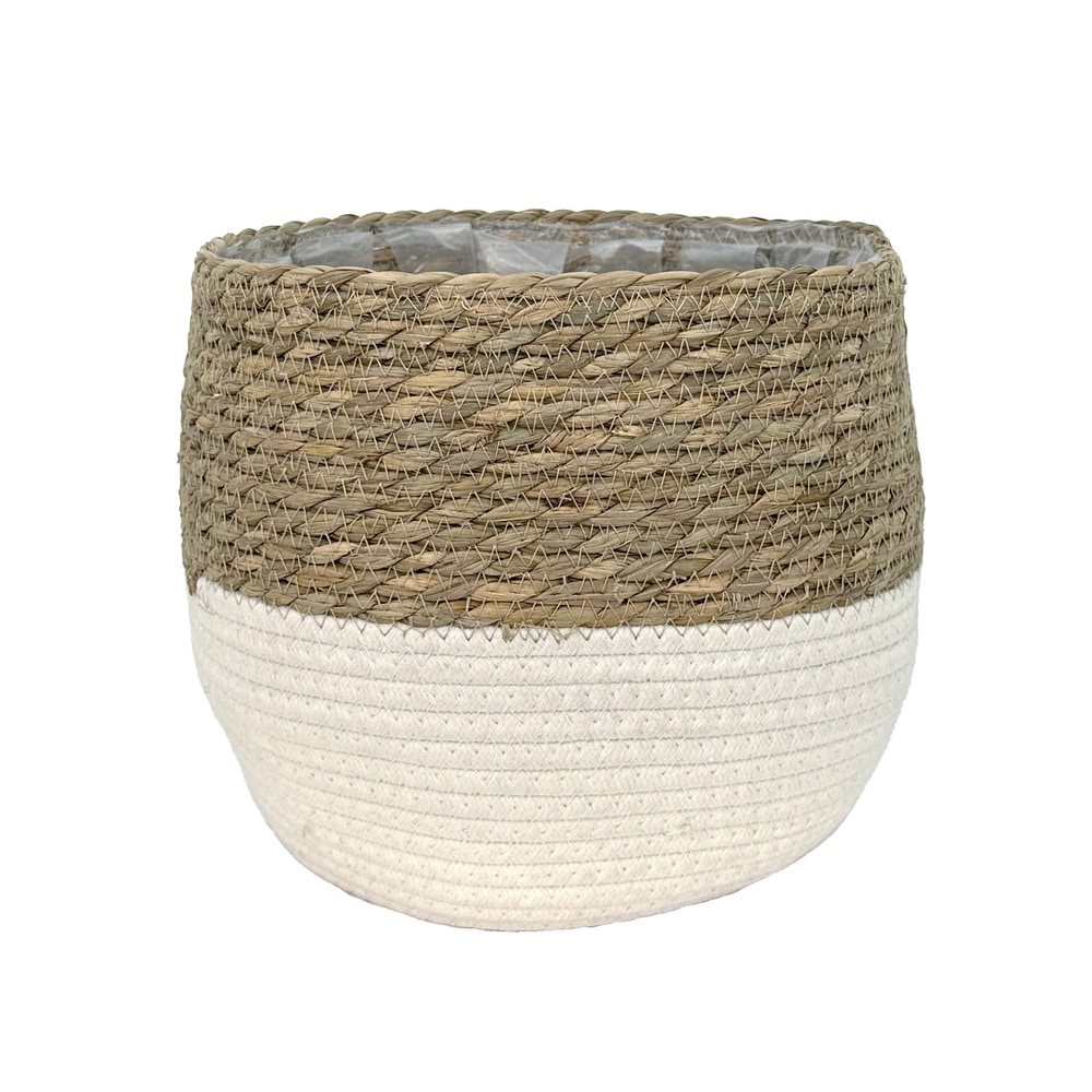 Lynne Weave Basket Planter, 10in Canadian Tire