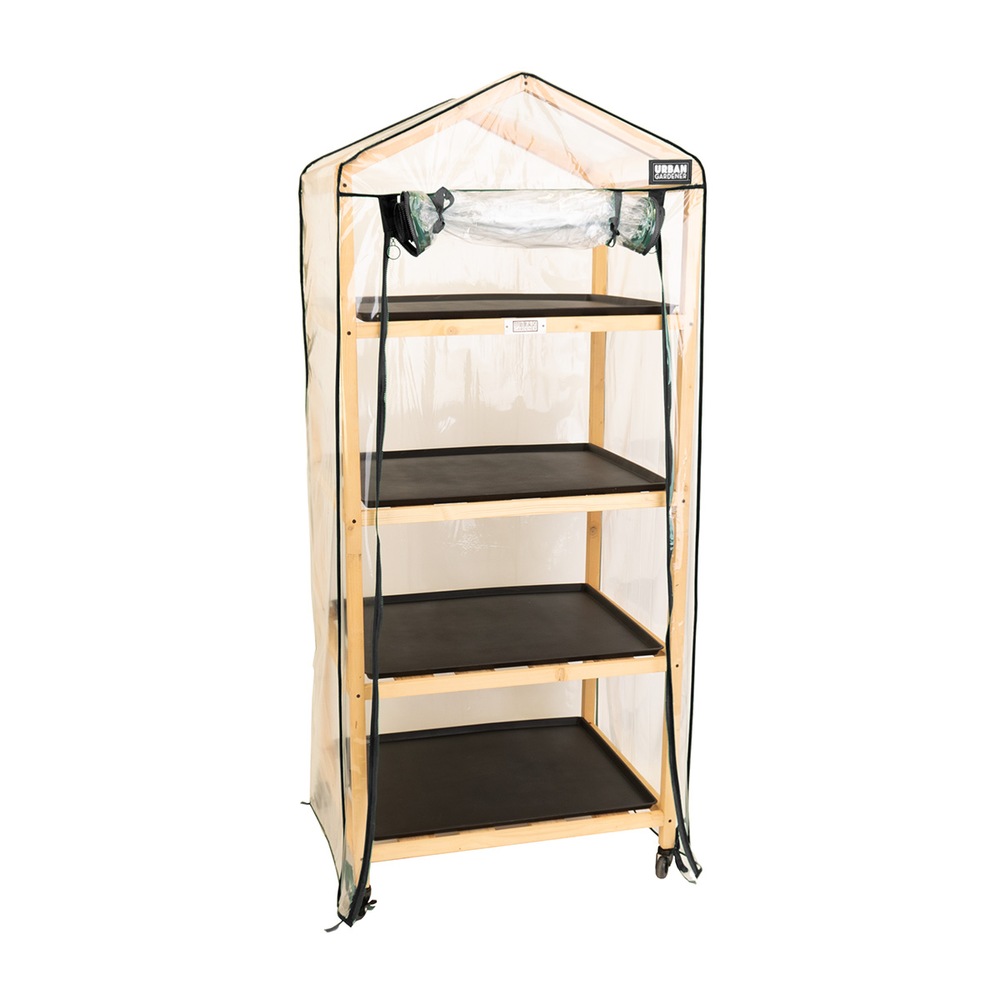 Panacea Urban Gardener Cedar Wood Portable Greenhouse Canadian Tire