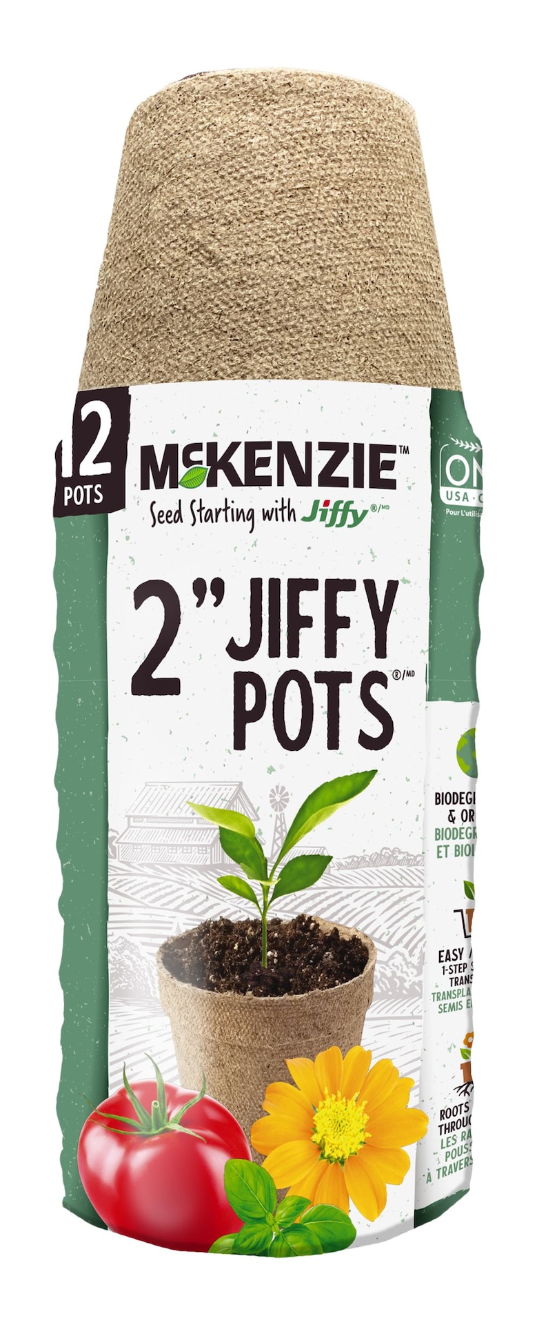 Jiffy Grow Pots, 2in, 12pk Canadian Tire