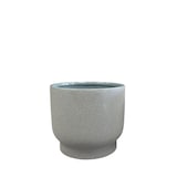 Palma Planter Ceramic Indoor Decorative Planter, 6-in, Navy Front_Elevated