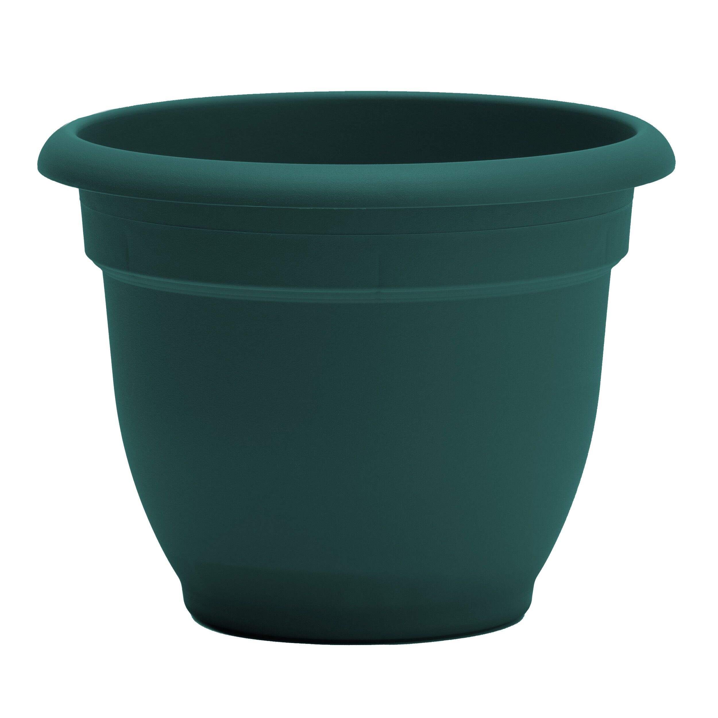 Bloem Ariana Self-Watering Planter, Round, Charleston, 8-in Front_Elevated