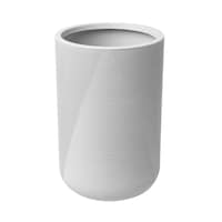 Garant Tall Gavin Planter, Weather-resistant, 14-in W x 22-in H x 14-in D, White Front_Elevated
