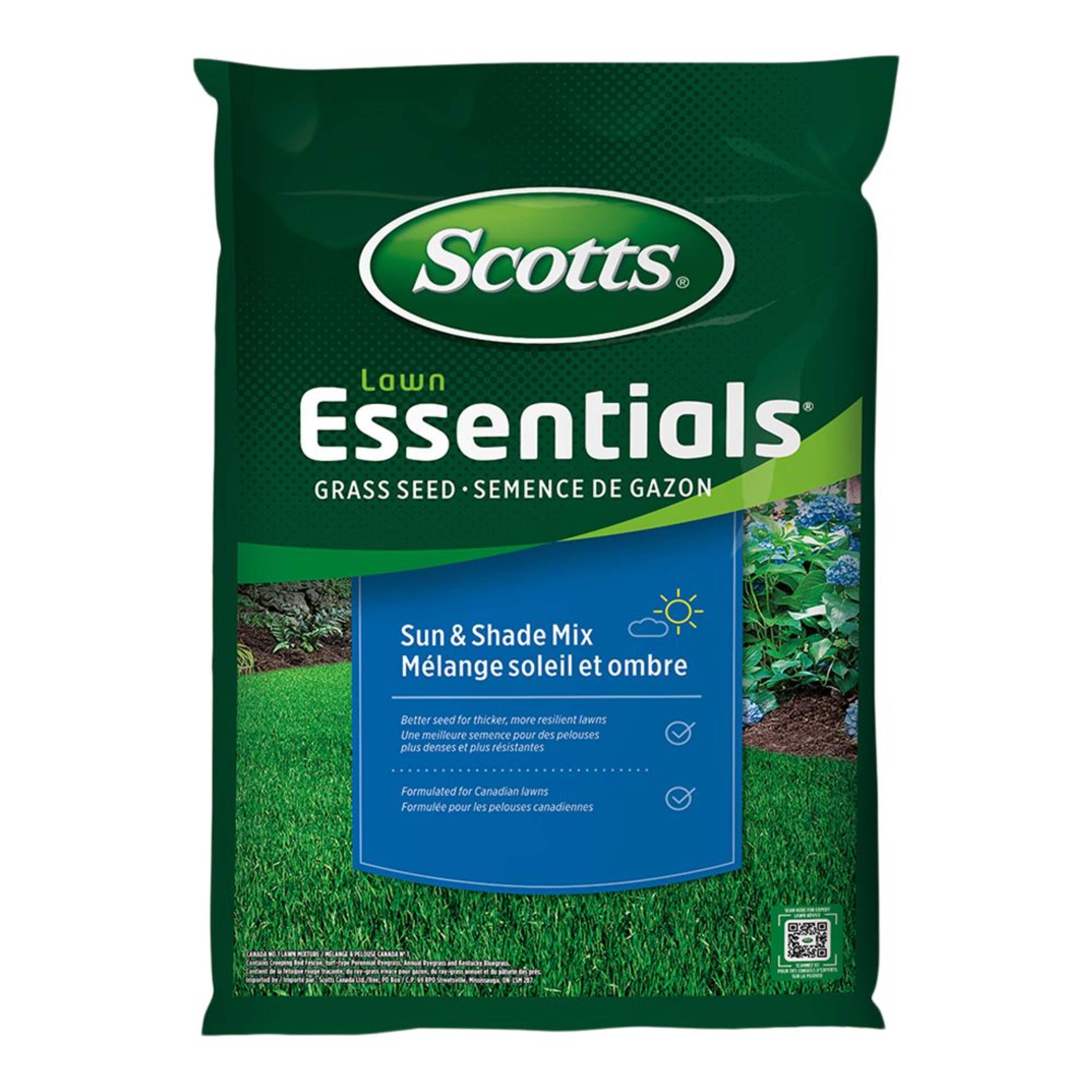 Semence à pelouse tout usage Scotts Lawn Essentials, 10 kg Front_Flat