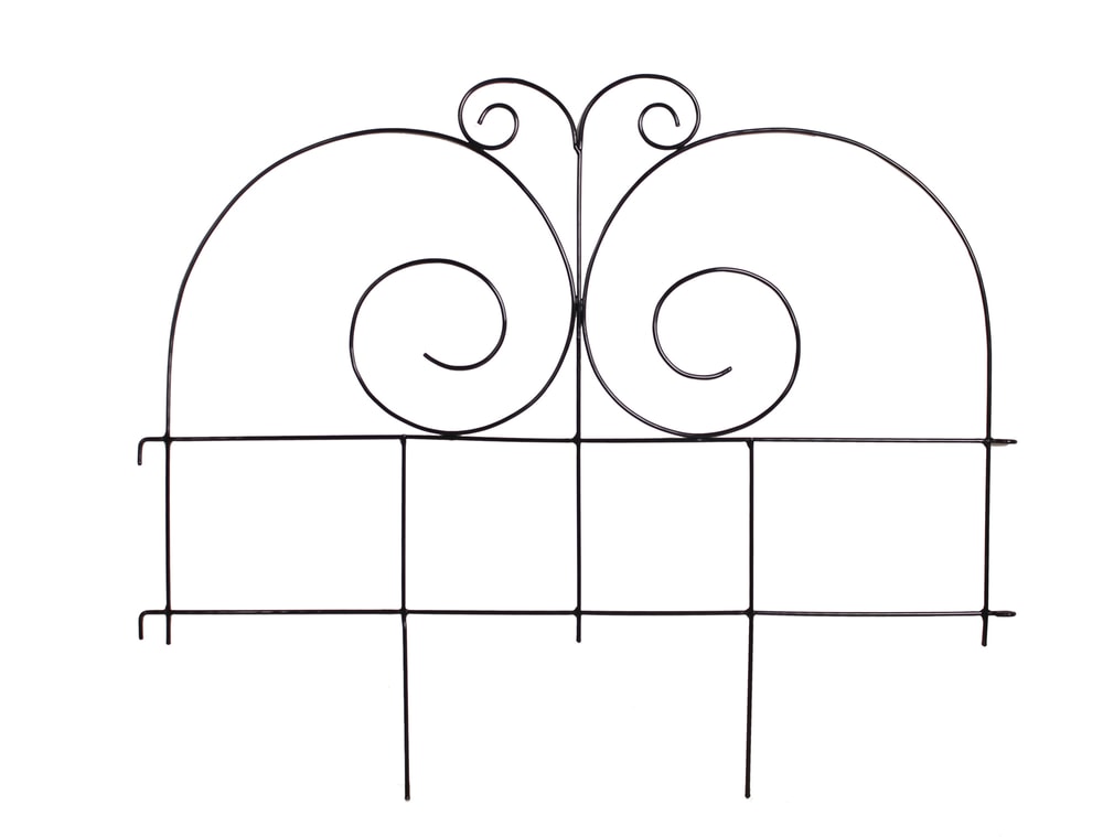 Garden Metal Swirl Fence Canadian Tire