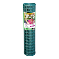 Quest Better Barriers Garden Fence, Animal Barrier, 3 x 25-ft (0.9 x 7.6 m), Green Front_Elevated