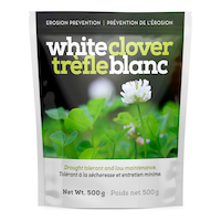 White Clover Erosion Control Grass Seed 500g Front_Flat