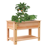 Panacea Indoor & Outdoor Cedar Raised Garden Bed Planter, 47.5 x 22 x 33-in Front_Angled_Right