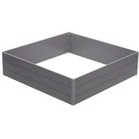 Jardin plateforme d’extérieur surélevé ardoise NuVue, 44,4 x 44,4 x 11,5 po Front_Three_Fourths_Angled_Left