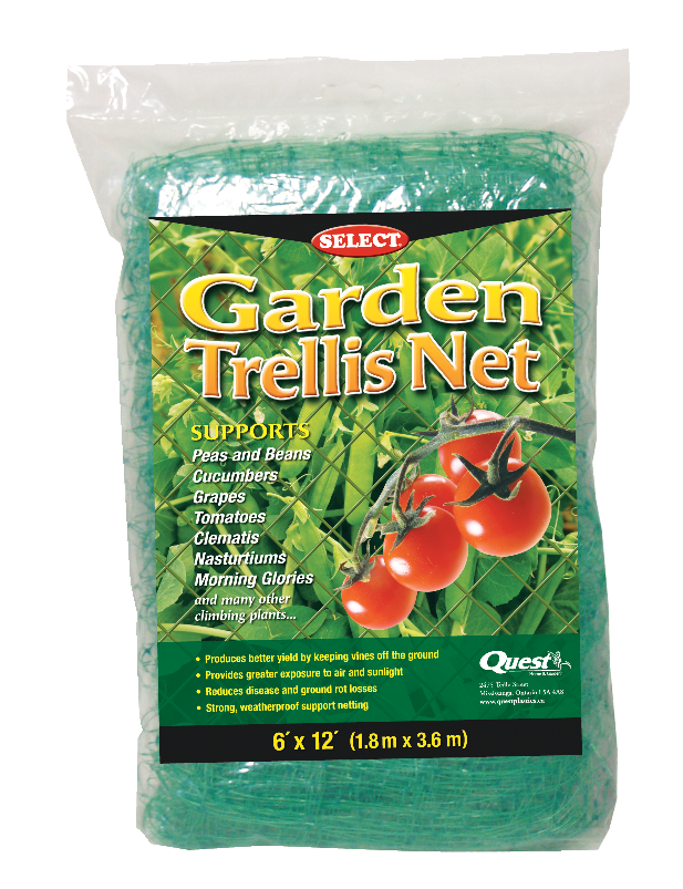 Quest Select Plastic Garden Mesh Net, Weatherproof, 6ft x 12ft
