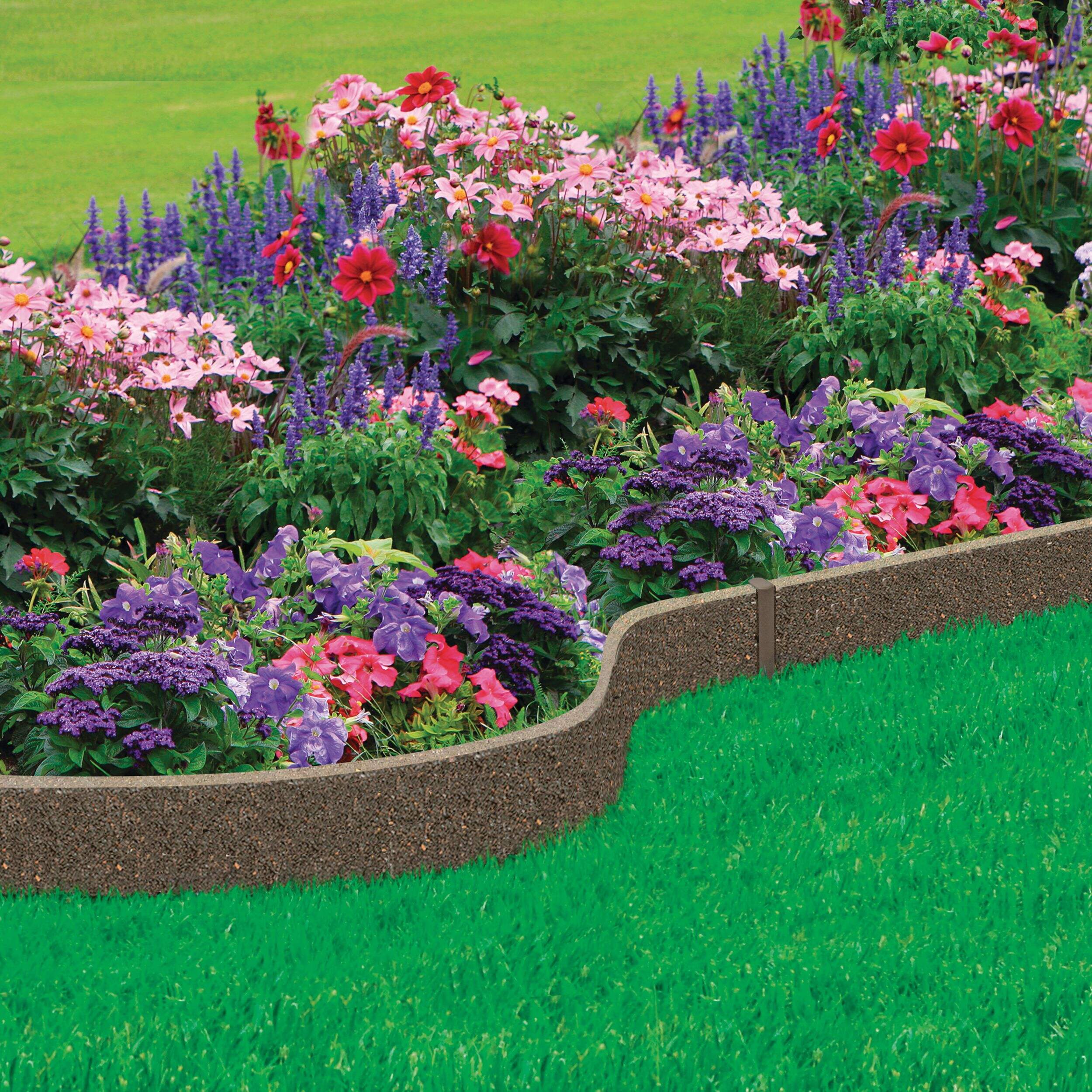 Multy Home Coiled Garden Border Lawn Edging Composite_or_Mixed