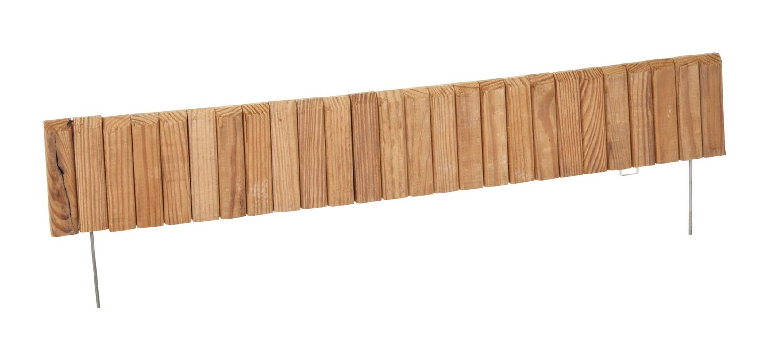 Flexible Wood Lawn Edging Front_Angled_Right