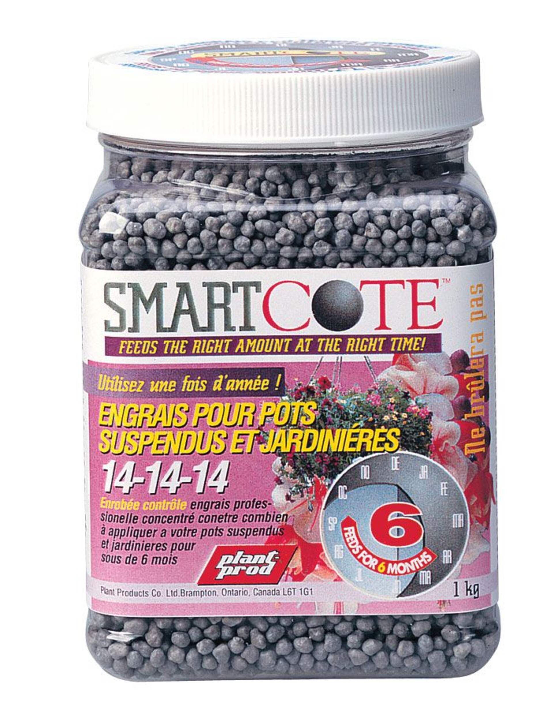 Engrais 14-14-14 Smartcote paniers suspendus, 1-kg Front_Flat