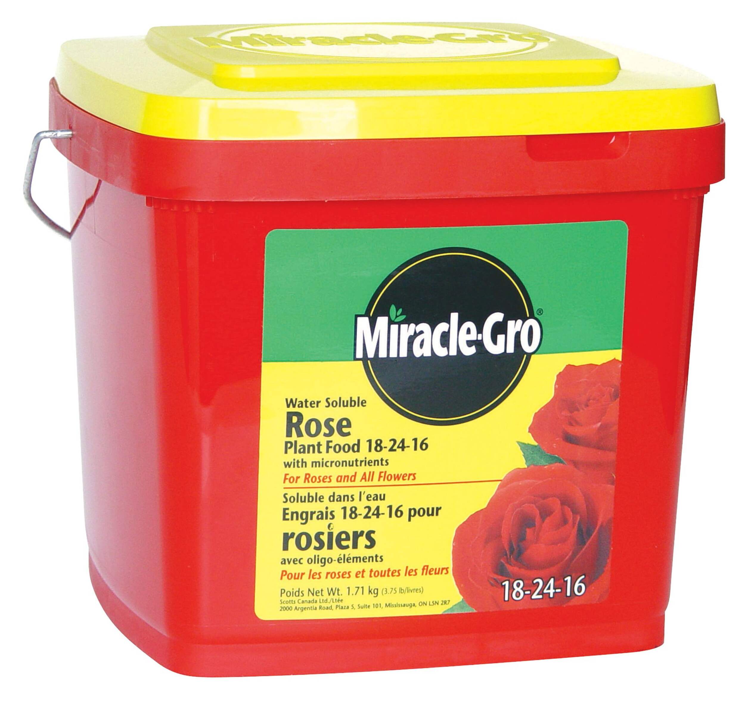 Miracle-Gro Rose Pail, 1.71 kg Front_Angled_Right
