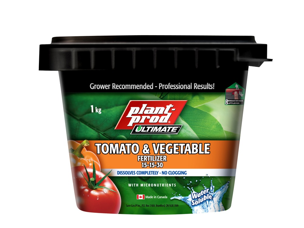 PlantProd Tomato and Vegetable 151530 Fertilizer, 1kg Canadian Tire