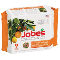 Jobe's Fruit & Citrus Fertilizer Spikes, 8-11-11, 9-pk