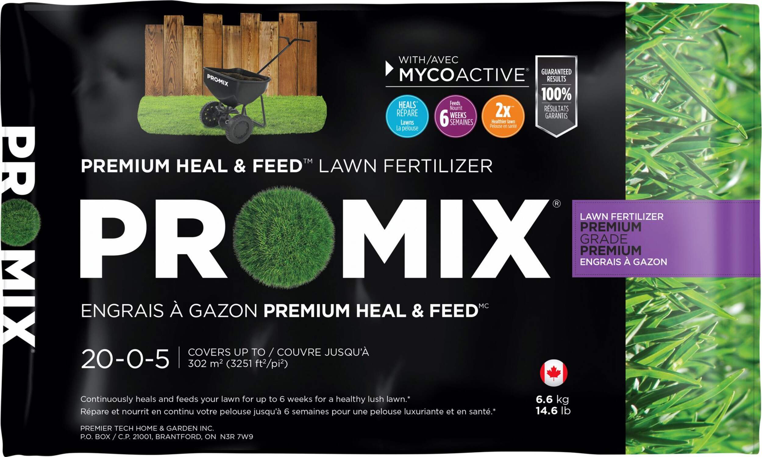 Pro Mix Heal & Feed Lawn Fertilizer, 13.2-lb Front_Flat