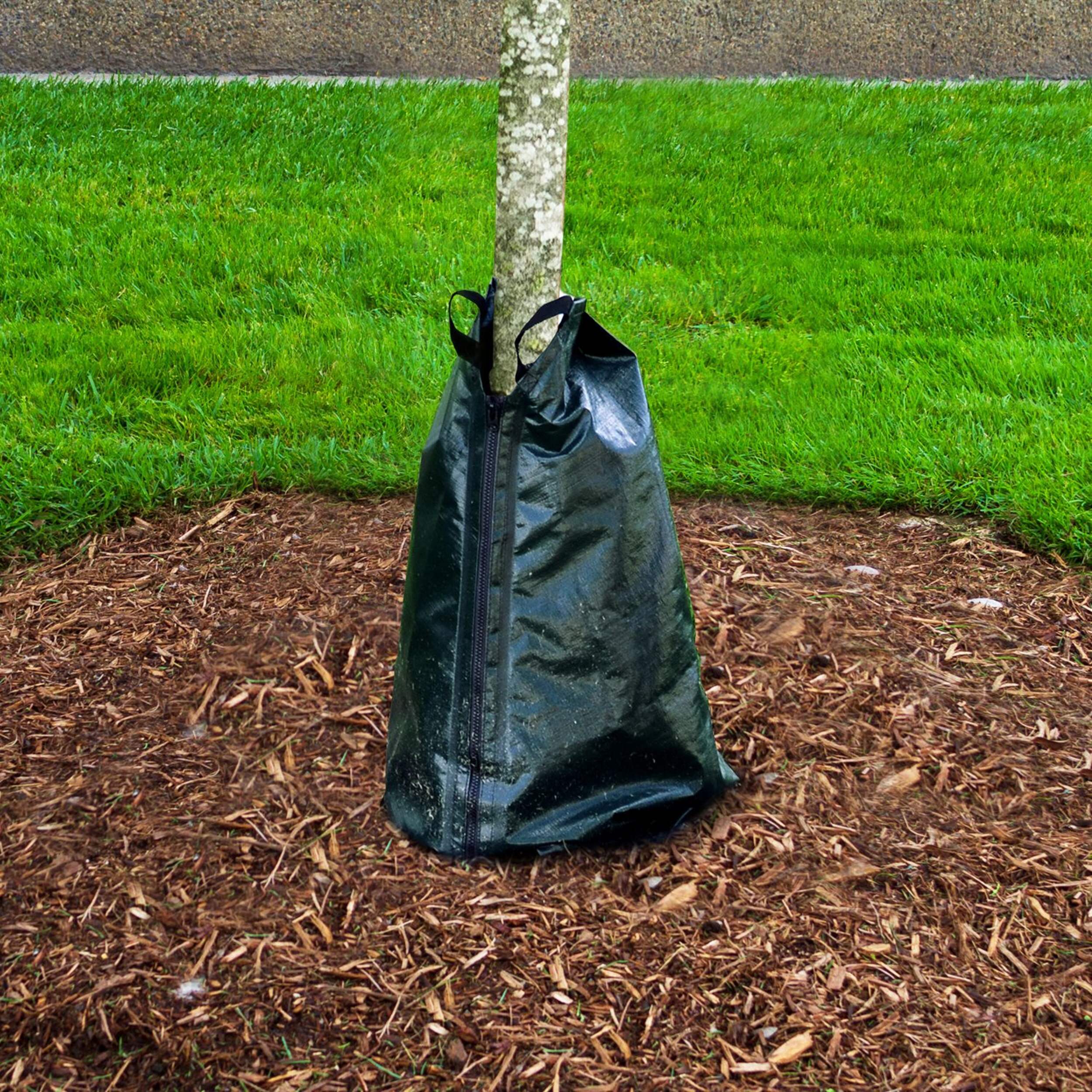 Panacea Slow Release Tree Watering Bag, Drip Irrigation System, 20-Gallon (75.7 L) Front_Elevated