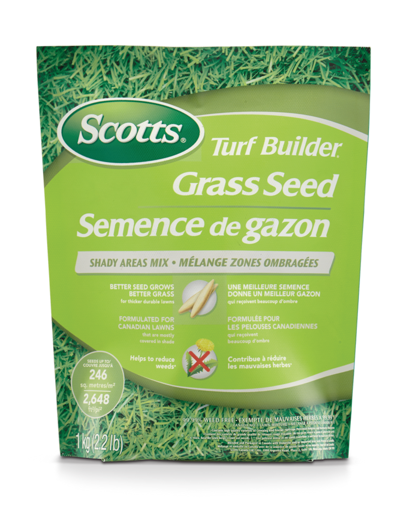 Scotts Turf Builder Shade Grass Seed For Thick Durable Lawns, 1kg