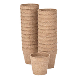 Jiffy Round Seed Starter  Peat Pots, Biodegradable, 2-in, 26-pk Front_Angled_Left