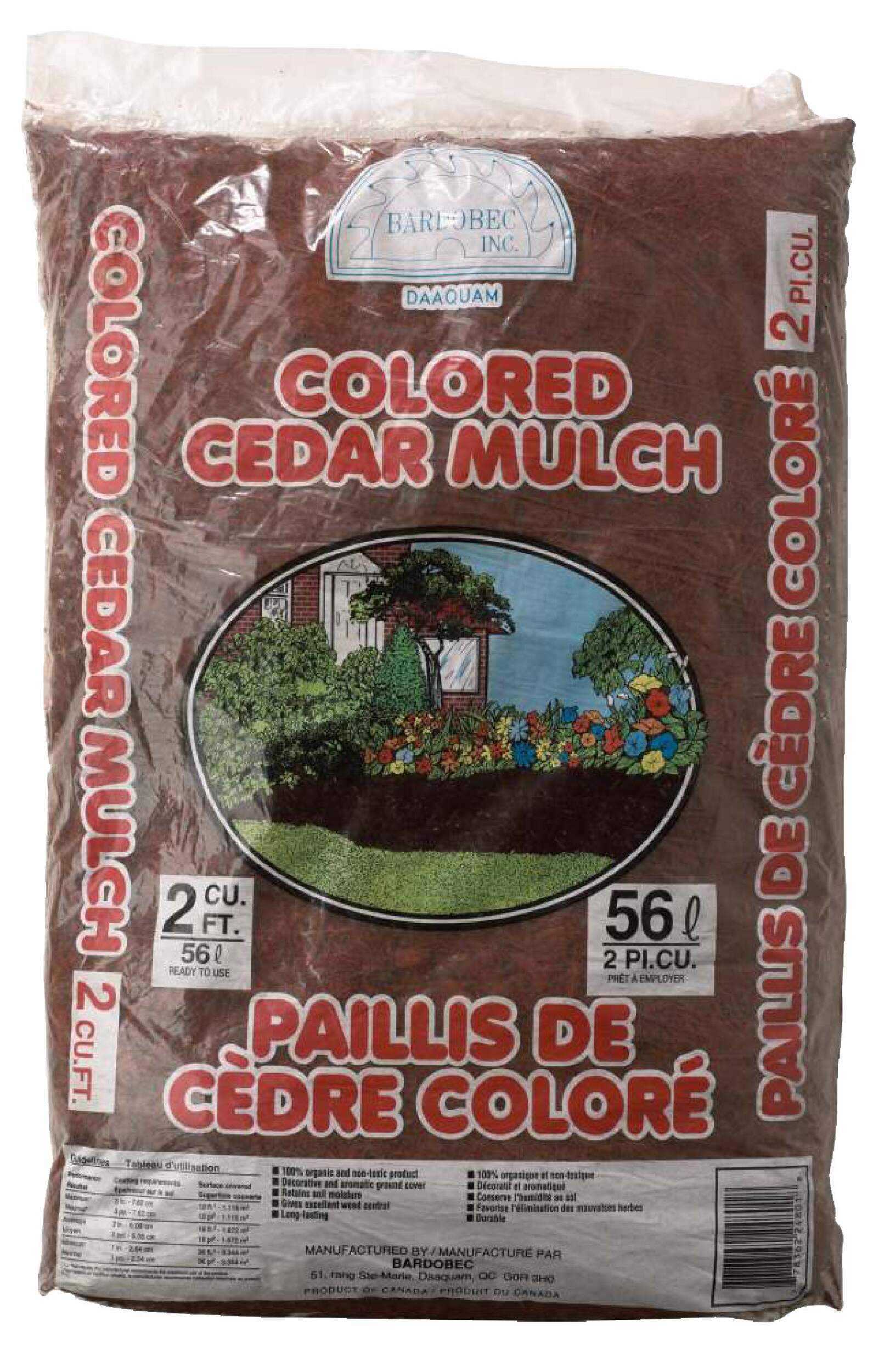 Bardobec Mulch, Red Front_Flat