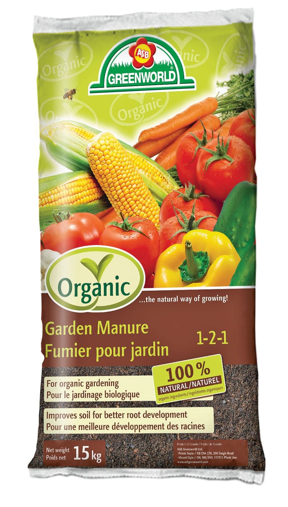 ASB Greenworld Garden Manure, 15 kg Canadian Tire
