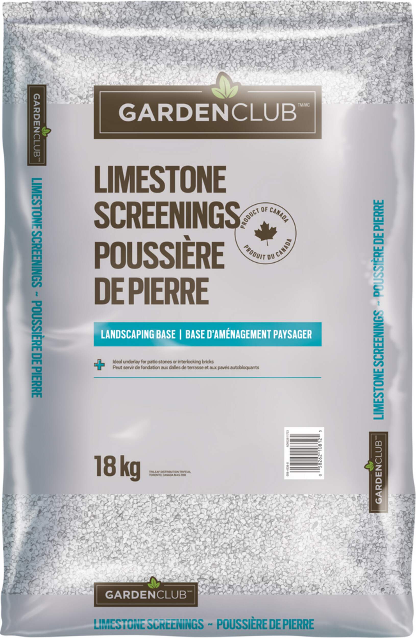 Garden Club Landscaping Base Limestone Screening, 18kg Canadian Tire