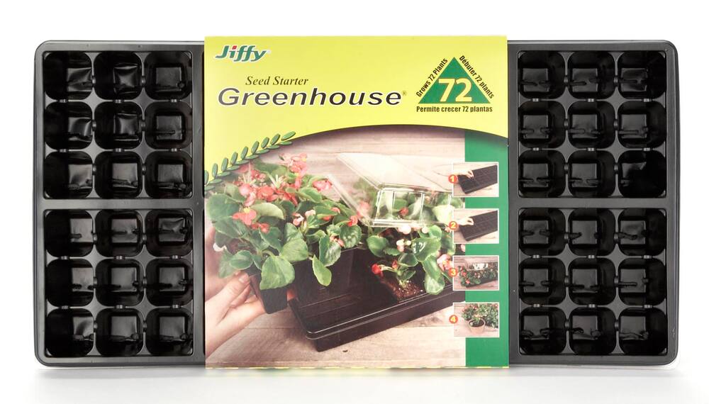 Mckenzie Seeds Jiffy 72 Cell Seed Starting Greenhouse Kit | Canadian Tire