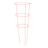 Panacea Heavy-Duty Tomato Plant Support Cage, 42-in, Red Front_Flat