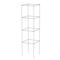 Panacea 4-Panel Tomato Plant Support Cage, Square Shaped Folding, 46-in