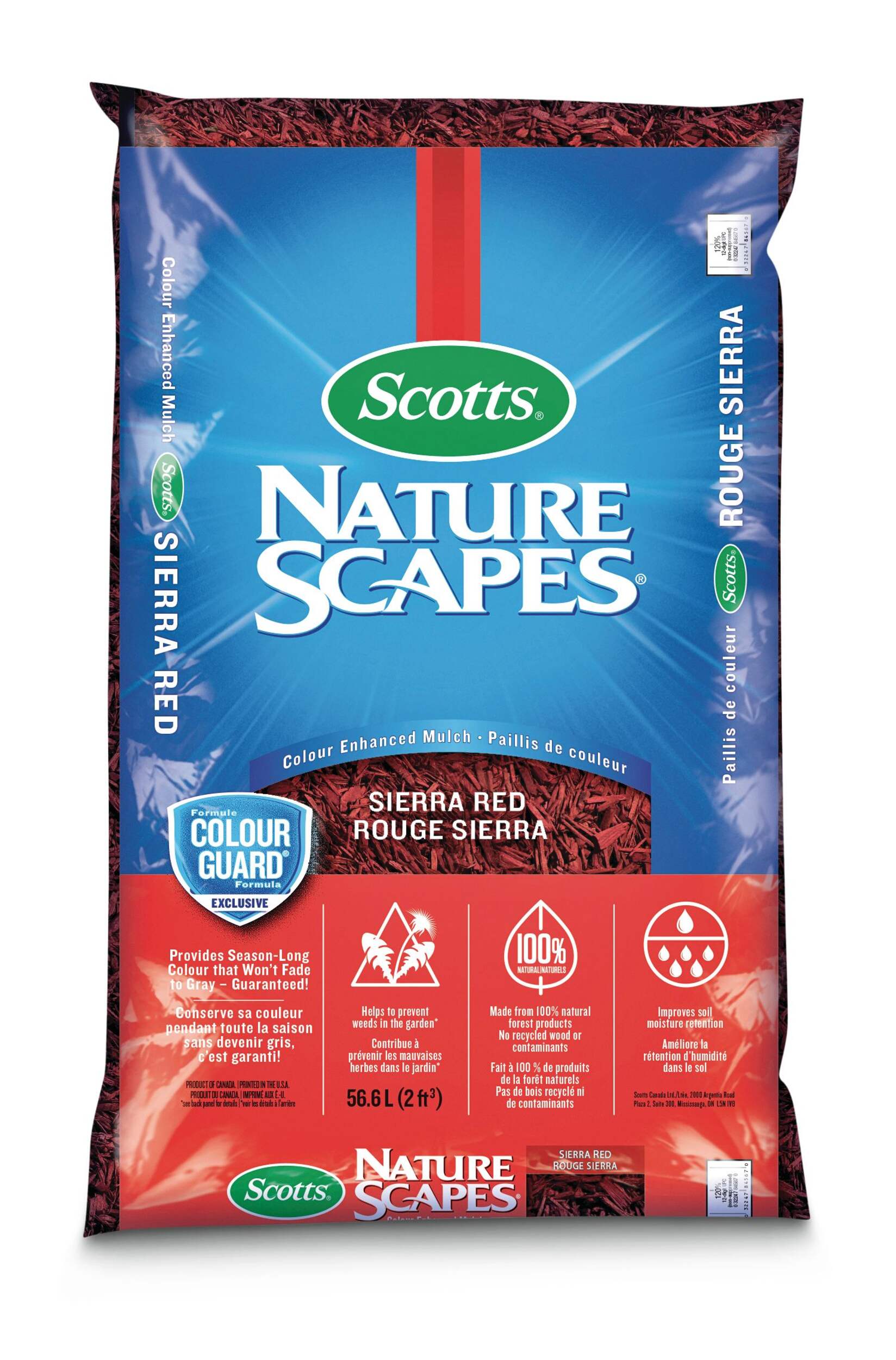 Scotts Nature Scapes Mulch, Sierra Red, 56.6-L Front_Flat