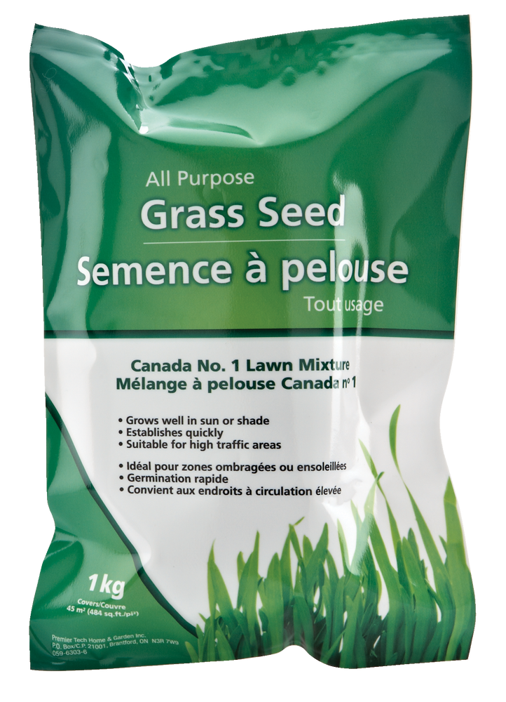 All Purpose Grass Seed Mix, 1kg Canadian Tire