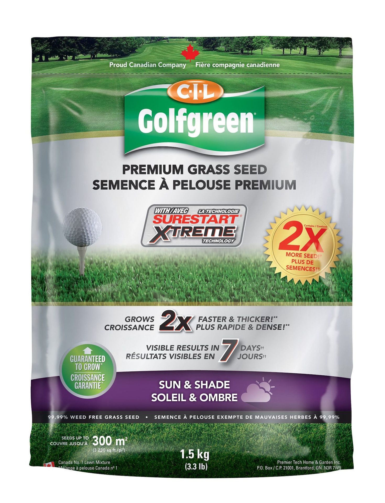 Nuway GMSUN1.5 Grass Seed Mix, 1.5 Kg