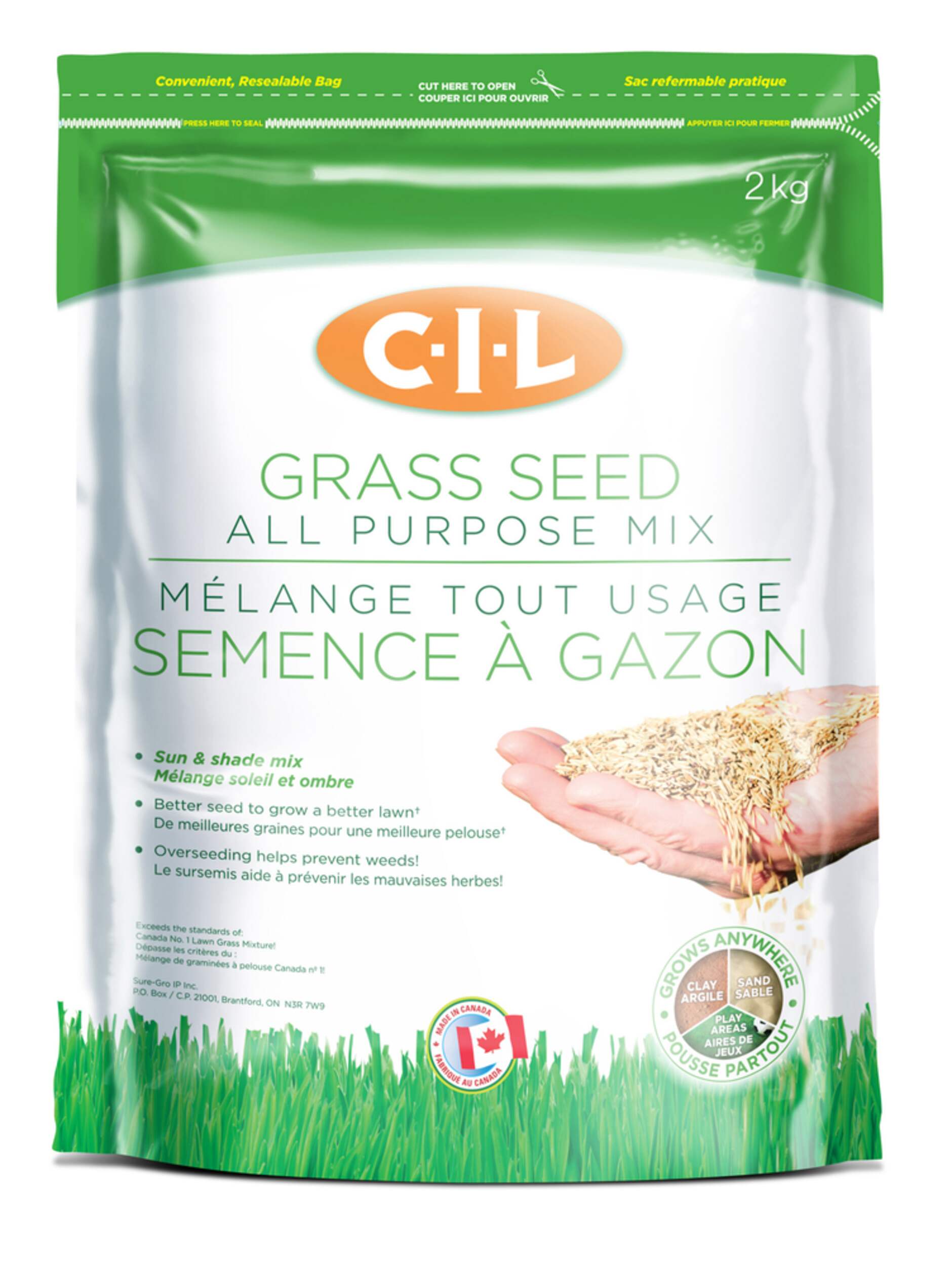 CIL All Purpose Grass Seed, Sun & Shade Mix Canadian Tire