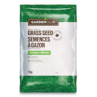 Garden Club All Purpose Grass Seed, 1-kg Front_Flat