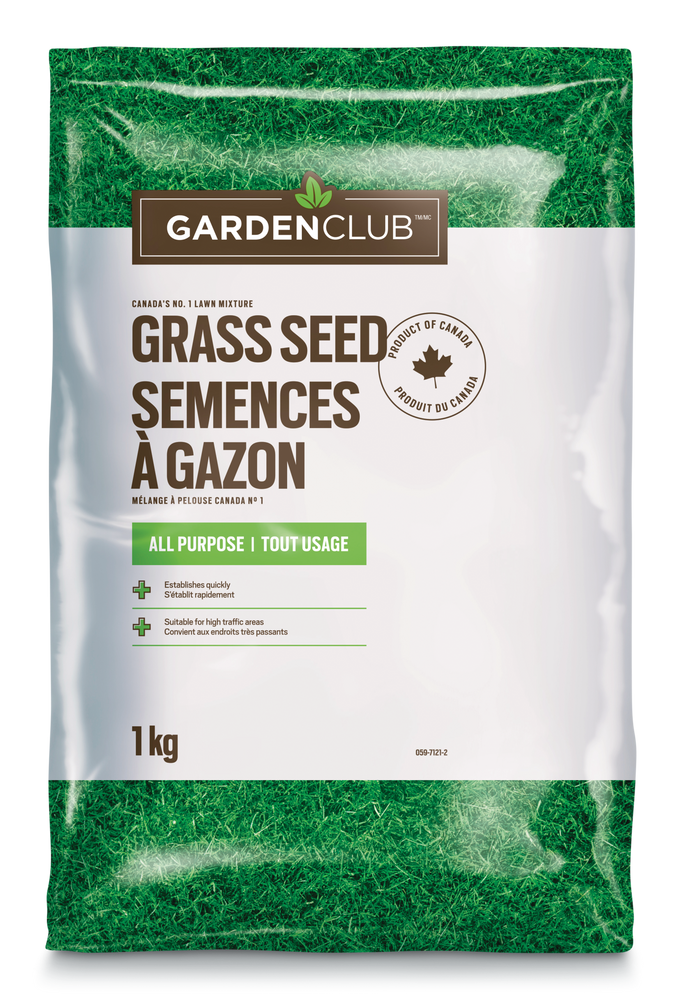 Garden Club All Purpose Grass Seed, 1kg Canadian Tire