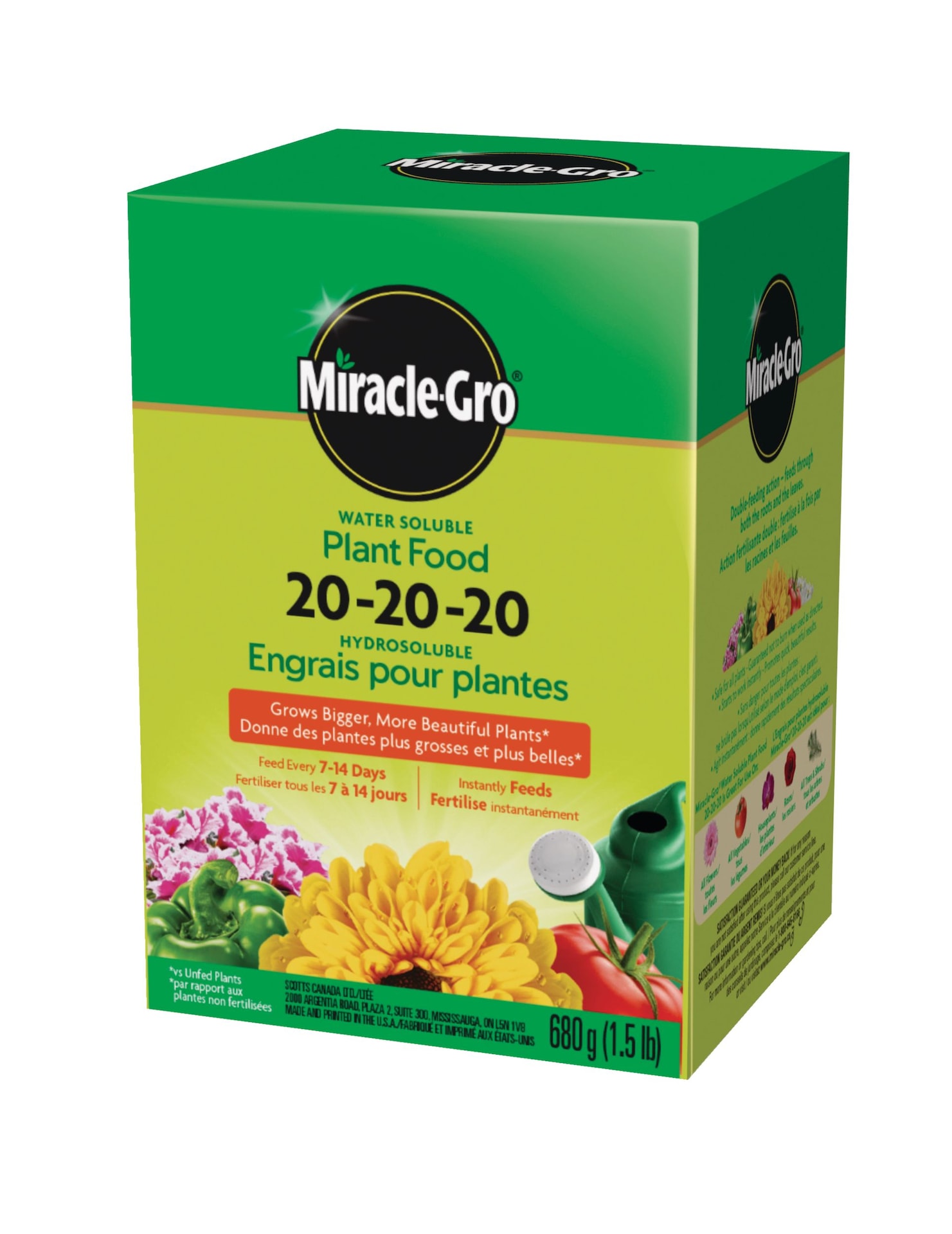 MiracleGro® All Purpose Water Soluble Plant Food, 202020, 1.5lb