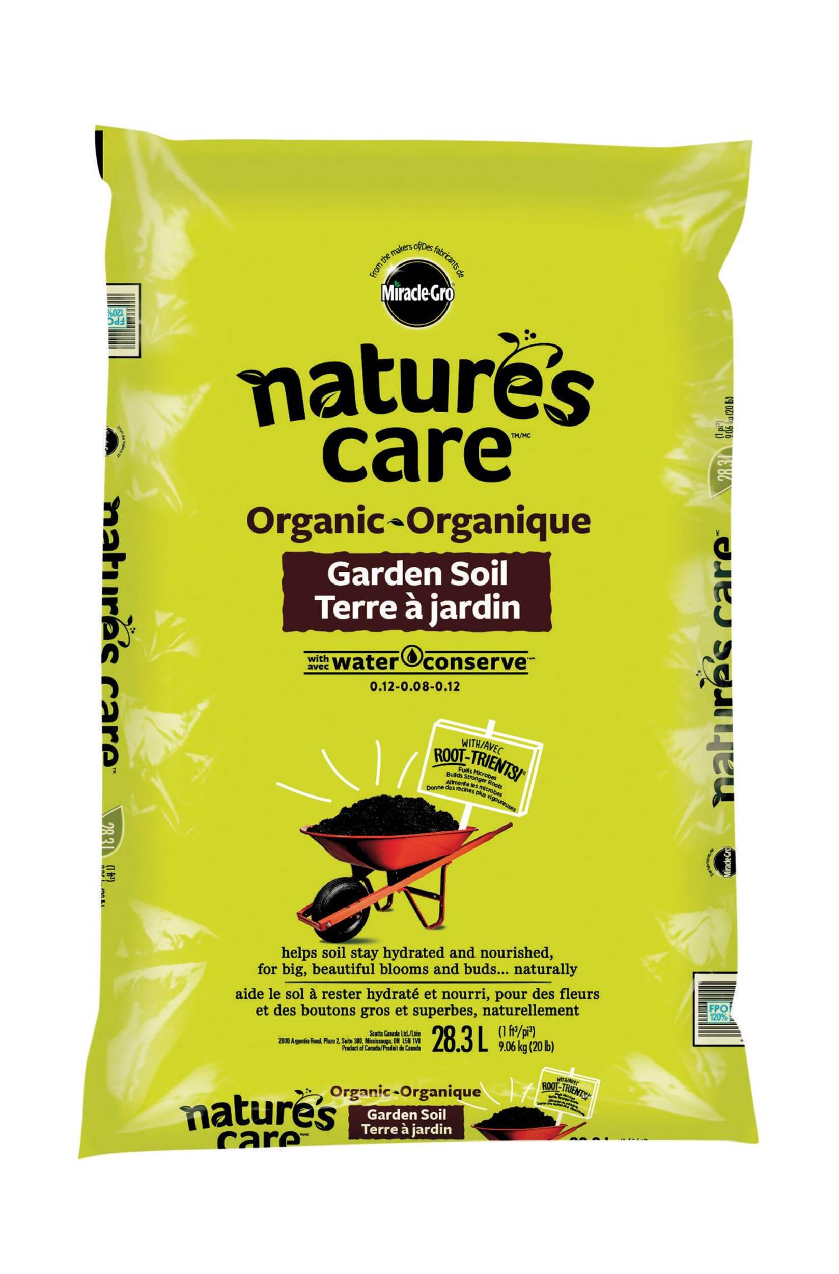 Nature's Care Organic Garden Soil, 28.3-L Front_Flat