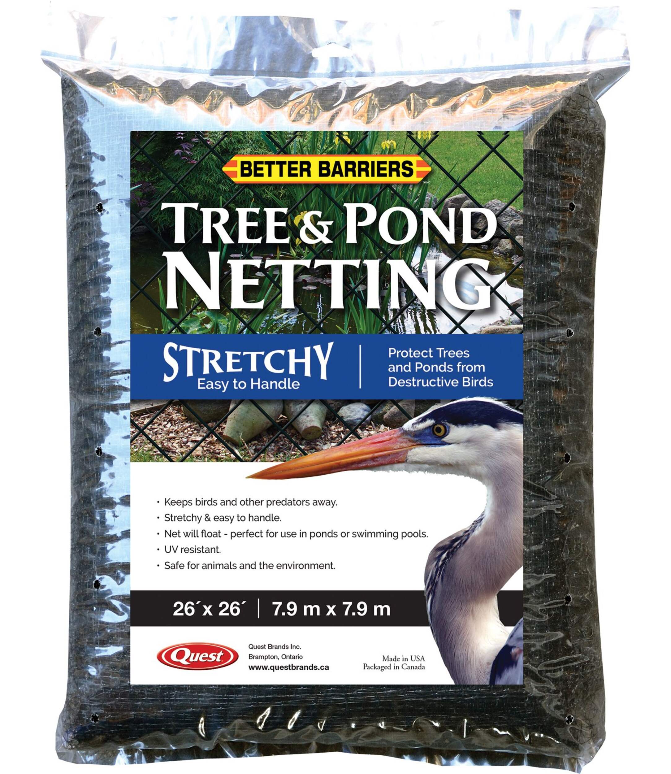 Quest Tree & Pond Netting, 26-ft x 26-ft Front_Flat