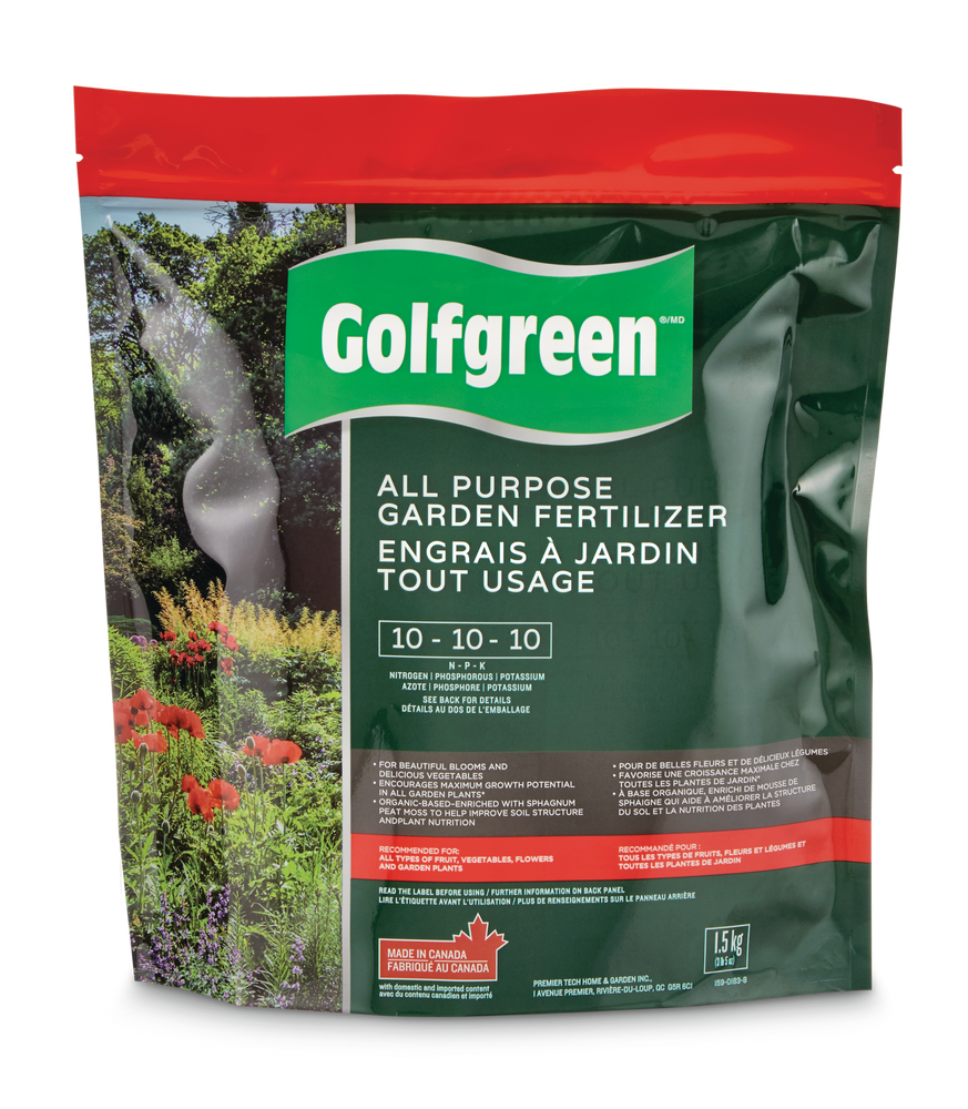 Engrais de jardin tout usage Golfgreen, 10-10-10, 1,5 kg | Canadian Tire