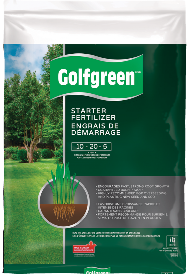 Golfgreen Starter Fertilizer, 10205, 7kg Canadian Tire