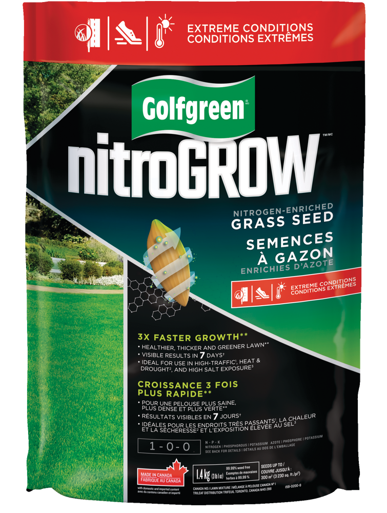 Golfgreen NitroGROW Extreme Condition Water Saving Grass Seed