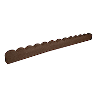 EZ Border Garden Curve Scallop Border, Earth, 4-in x 47-in Front_Angled_Right