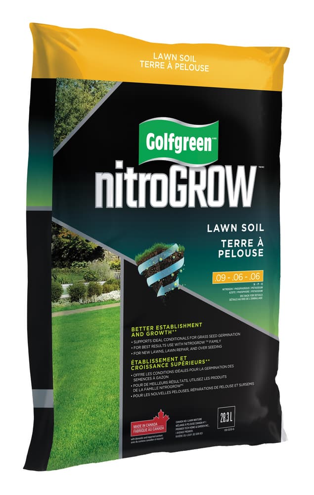 Golfgreen NitroGROW Lawn Soil, 28.3-L | Canadian Tire